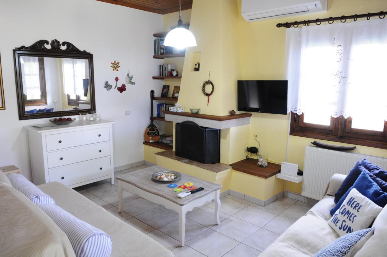 Athos View Villa By The Sea Ormos Panagias Exterior foto