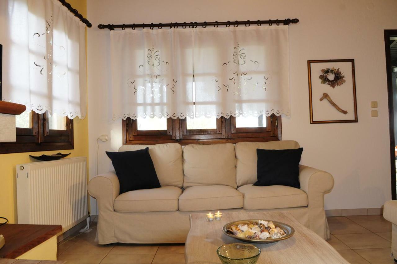 Athos View Villa By The Sea Ormos Panagias Exterior foto